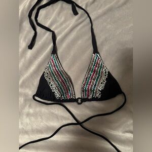 Rhinestone bikini top